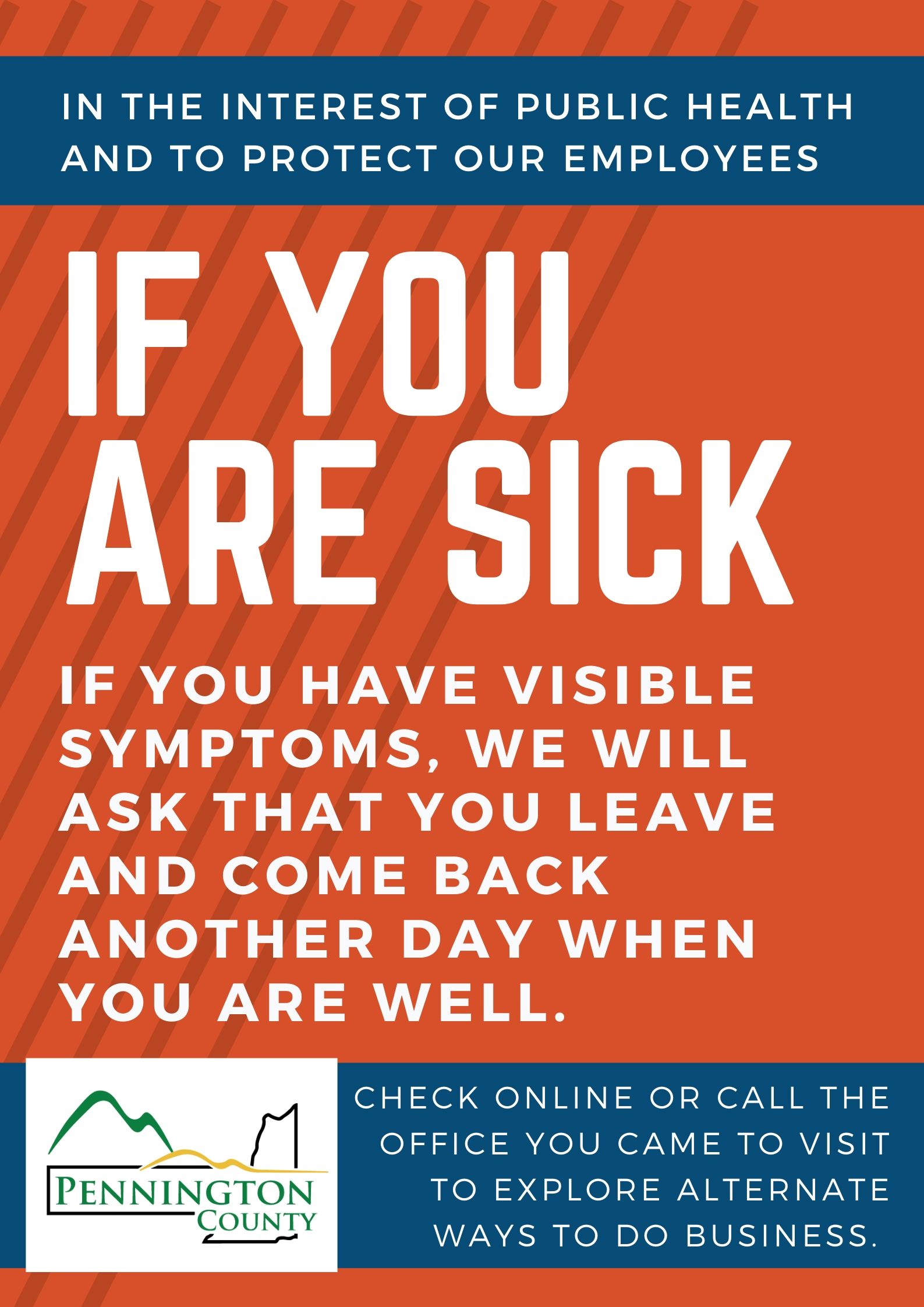 Image of if you are sick protocols